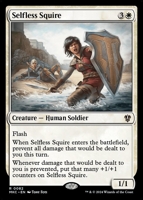 Selfless Squire — art by Tony Foti