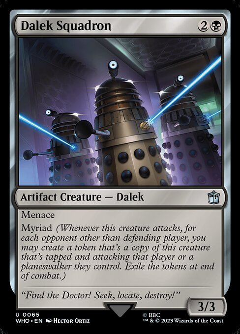 Dalek Squadron — art by Hector Ortiz