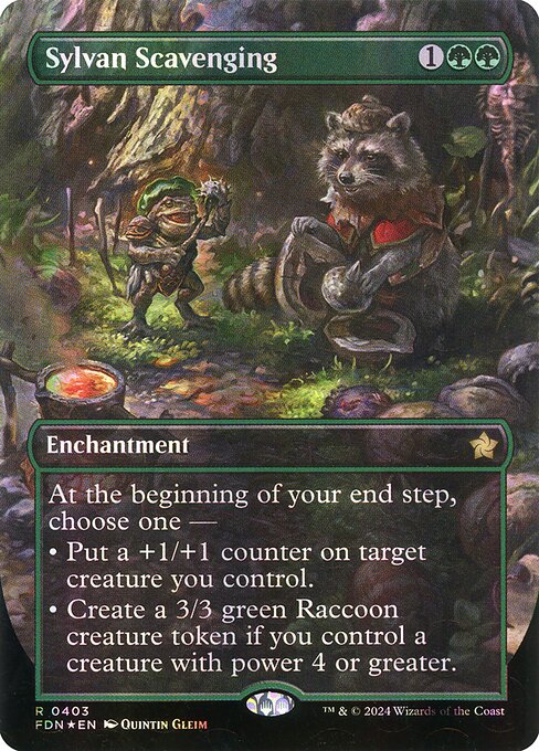 Sylvan Scavenging — art by Quintin Gleim