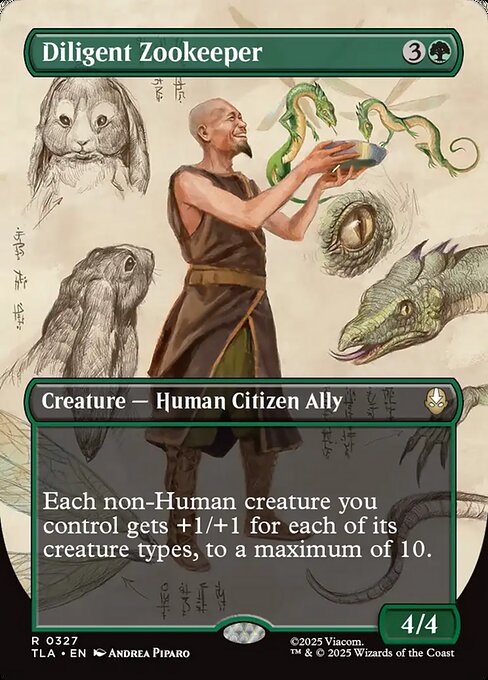 Diligent Zookeeper — art by Andrea Piparo