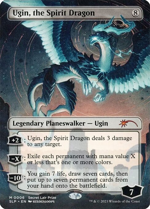 Ugin, the Spirit Dragon — art by Kelogsloops