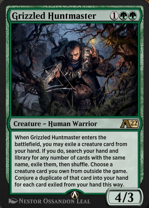 Grizzled Huntmaster — art by Néstor Ossandón Leal