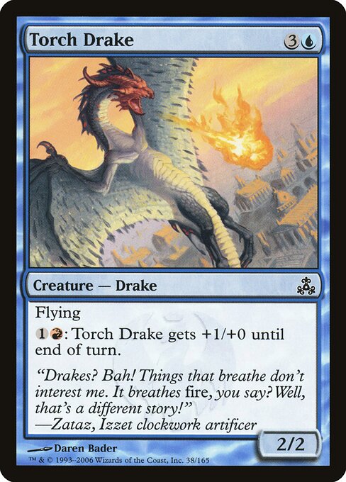 Torch Drake — art by Daren Bader
