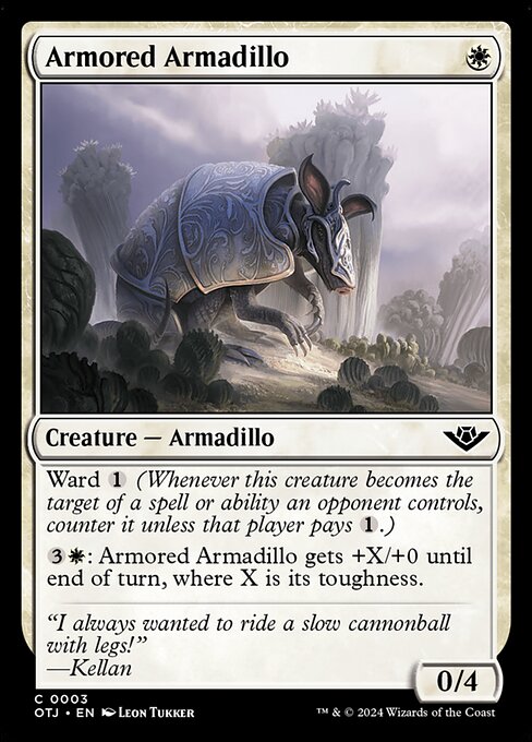 Armored Armadillo — art by Leon Tukker