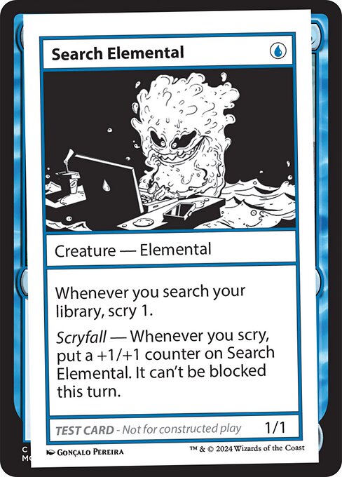 Search Elemental — art by Gonçalo Pereira