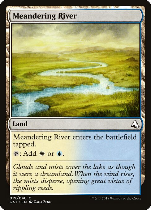 Meandering River — art by Gaga Zeng