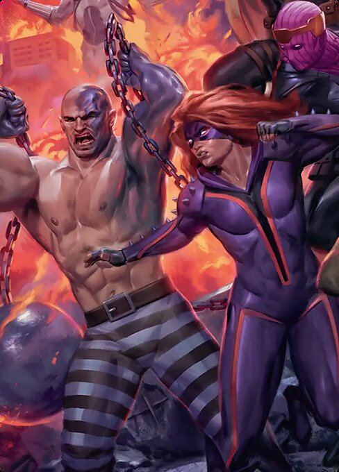 Absorbing Man and Titania // Absorbing Man and Titania — art by Kieran Yanner