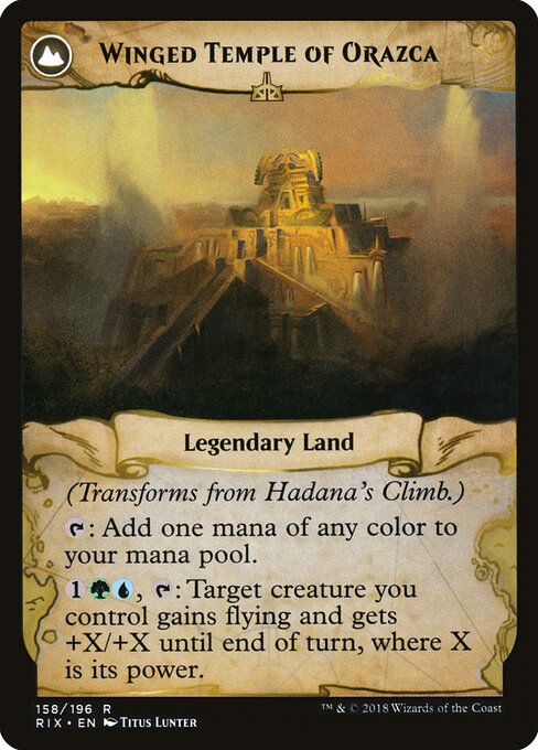 Hadana's Climb // Winged Temple of Orazca — art by Titus Lunter