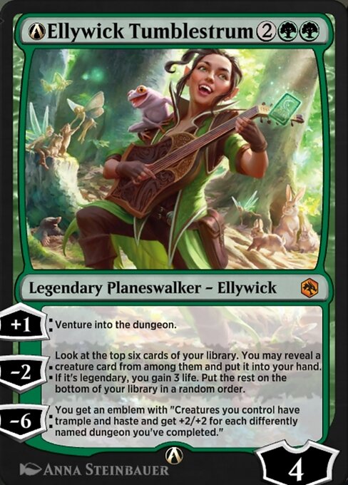 A-Ellywick Tumblestrum — art by Anna Steinbauer