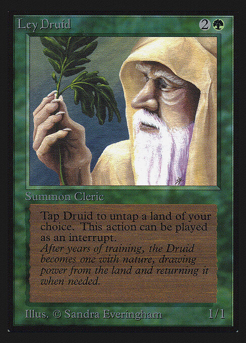 Ley Druid — art by Sandra Everingham
