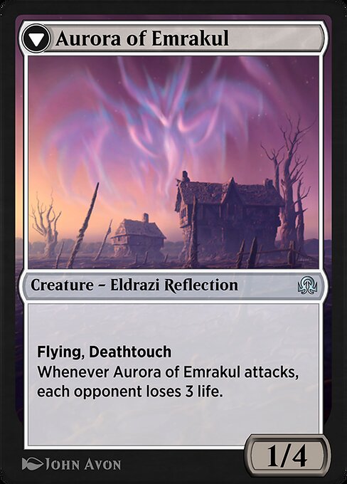 Cryptolith Fragment // Aurora of Emrakul — art by John Avon