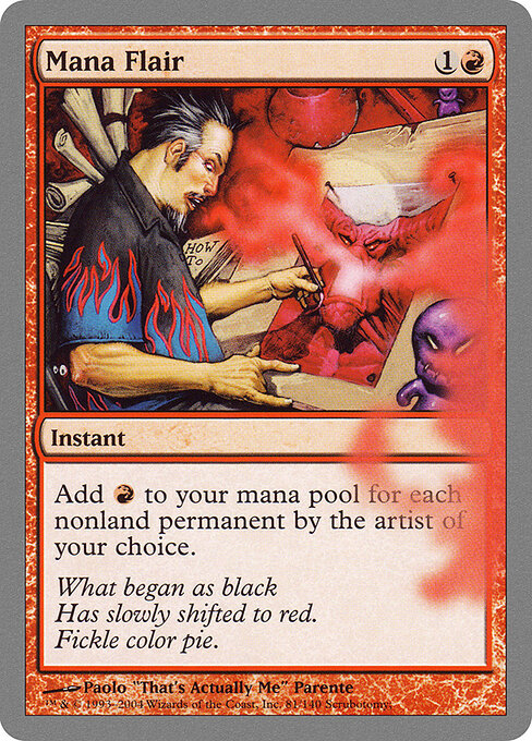Mana Flair — art by Paolo "That's Actually Me" Parente