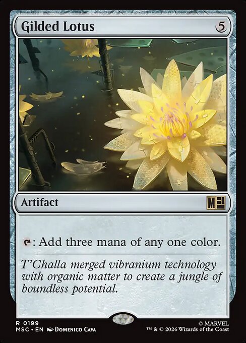 Gilded Lotus — art by Domenico Cava