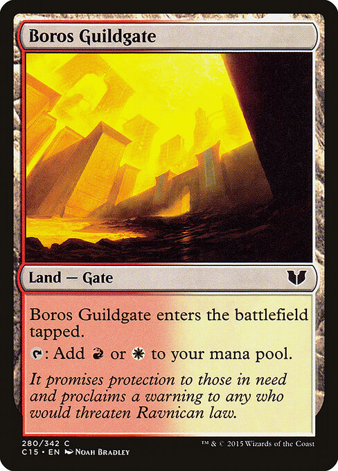 Boros Guildgate — art by Noah Bradley