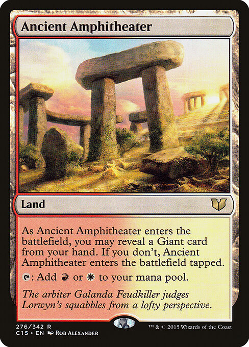 Ancient Amphitheater — art by Rob Alexander
