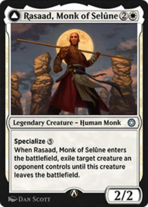 Rasaad, Monk of Selûne — art by Dan Murayama Scott