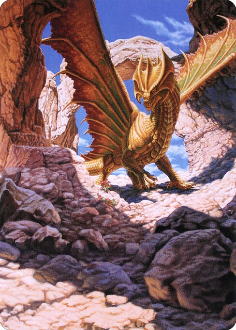 Ancient Brass Dragon // Ancient Brass Dragon — art by Raoul Vitale