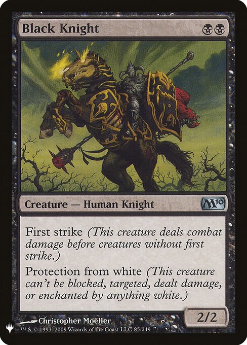 Black Knight — art by Christopher Moeller
