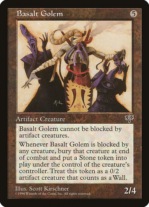 Basalt Golem — art by Scott Kirschner