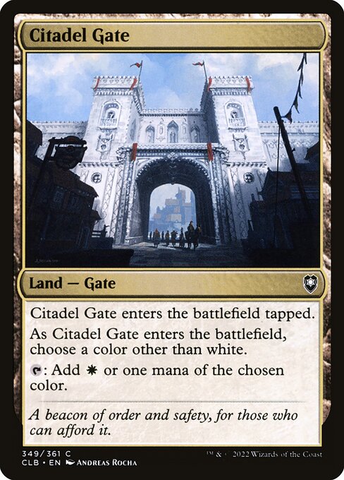 Citadel Gate — art by Andreas Rocha