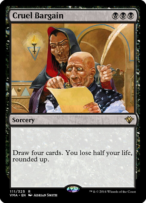 Cruel Bargain — art by Adrian Smith