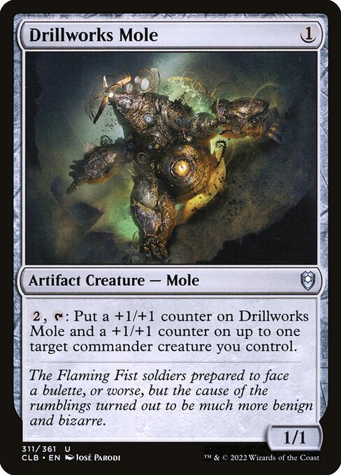 Drillworks Mole — art by José Parodi