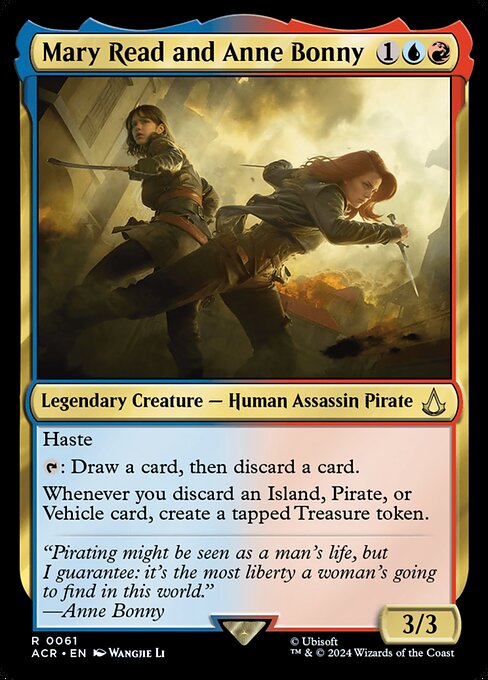 Mary Read and Anne Bonny — art by Wangjie Li
