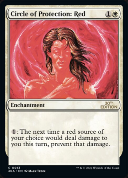 Circle of Protection: Red — art by Mark Tedin