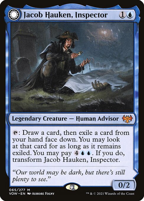Jacob Hauken, Inspector // Hauken's Insight — art by Aurore Folny