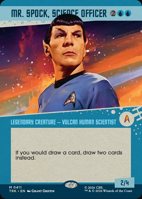 Mr. Spock, Science Officer — art by Grant Griffin