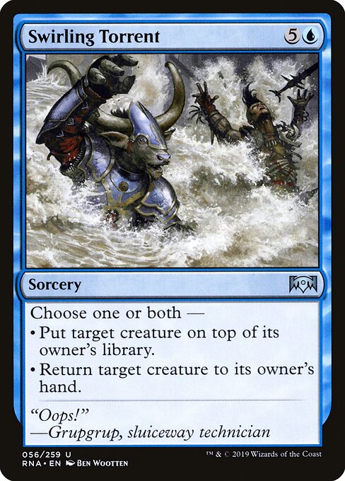 Swirling Torrent — art by Ben Wootten