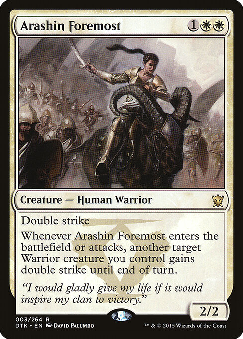 Arashin Foremost — art by David Palumbo