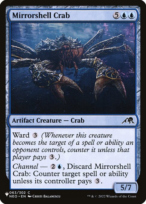 Mirrorshell Crab — art by Cristi Balanescu