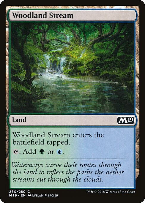 Woodland Stream — art by Enora Mercier