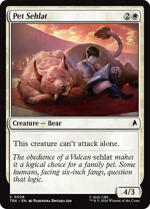 Pet Sehlat — art by Narendra Bintara Adi