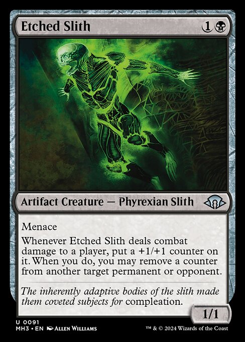 Etched Slith — art by Allen Williams