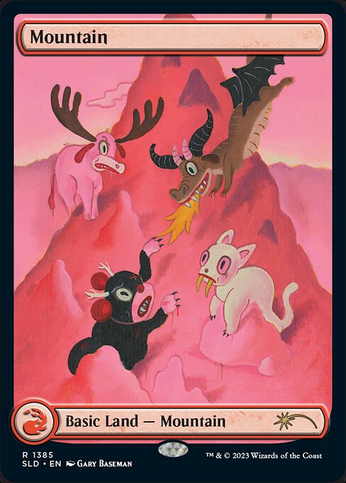 Mountain — art by Gary Baseman