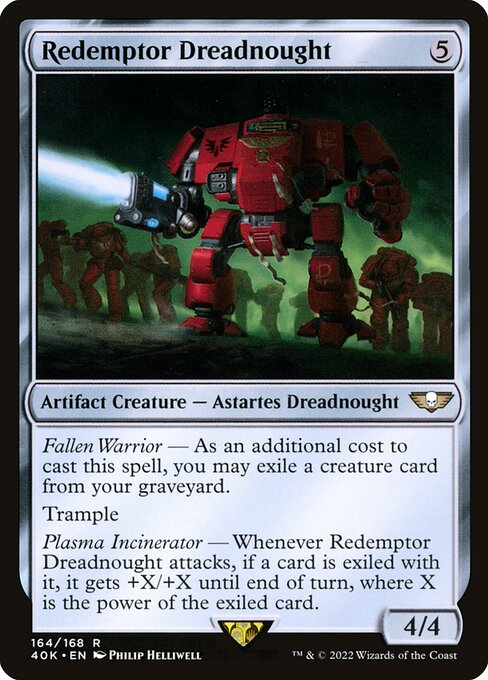Redemptor Dreadnought — art by Philip Helliwell
