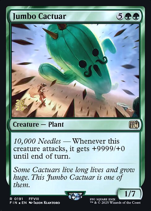 Jumbo Cactuar — art by Jason Kiantoro
