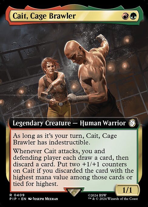 Cait, Cage Brawler — art by Joseph Meehan