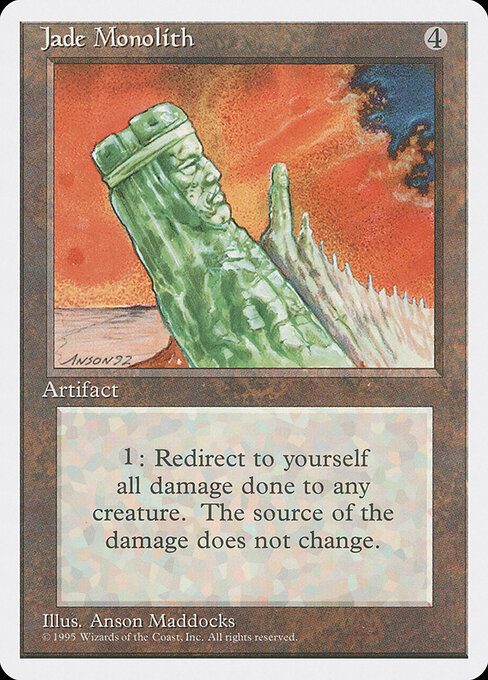 Jade Monolith — art by Anson Maddocks