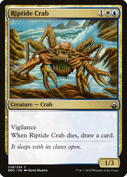 Riptide Crab — art by David Martin