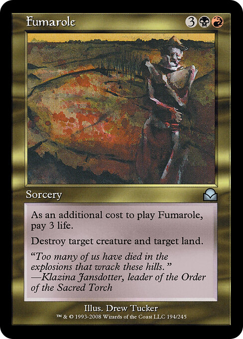 Fumarole — art by Drew Tucker
