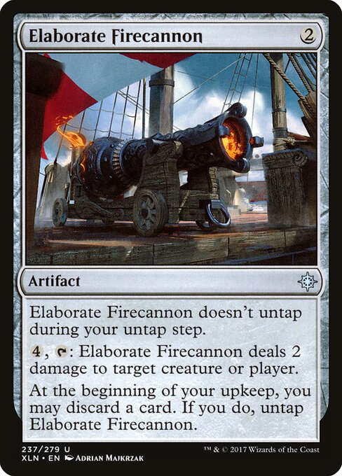 Elaborate Firecannon — art by Adrian Majkrzak
