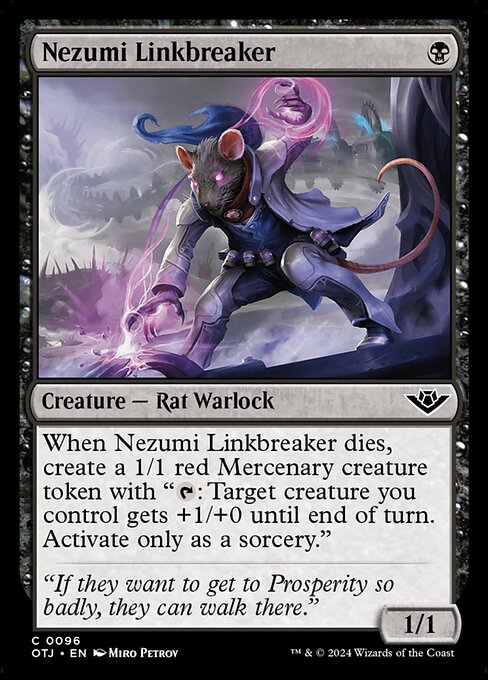 Nezumi Linkbreaker — art by Miro Petrov