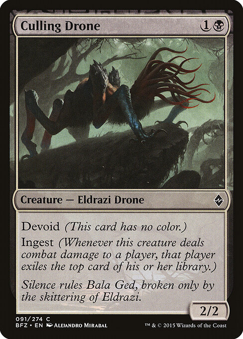 Culling Drone — art by Alejandro Mirabal