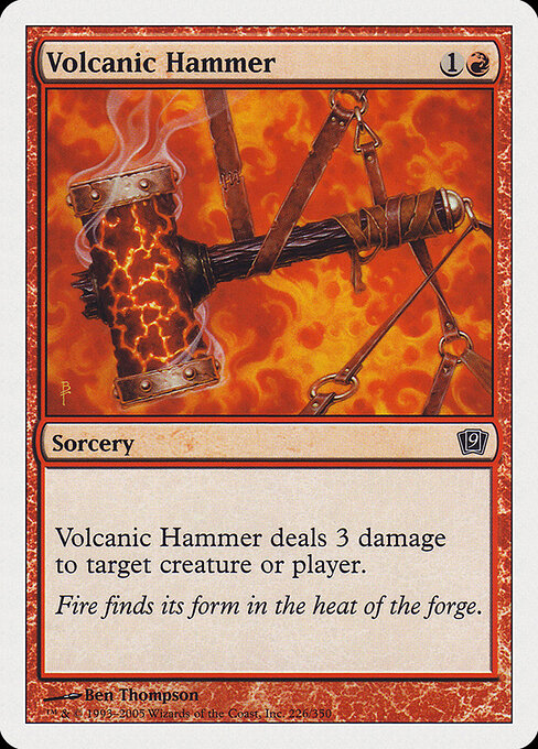 Volcanic Hammer — art by Ben Thompson