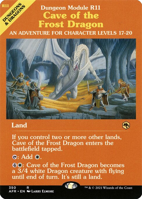 Cave of the Frost Dragon — art by Larry Elmore