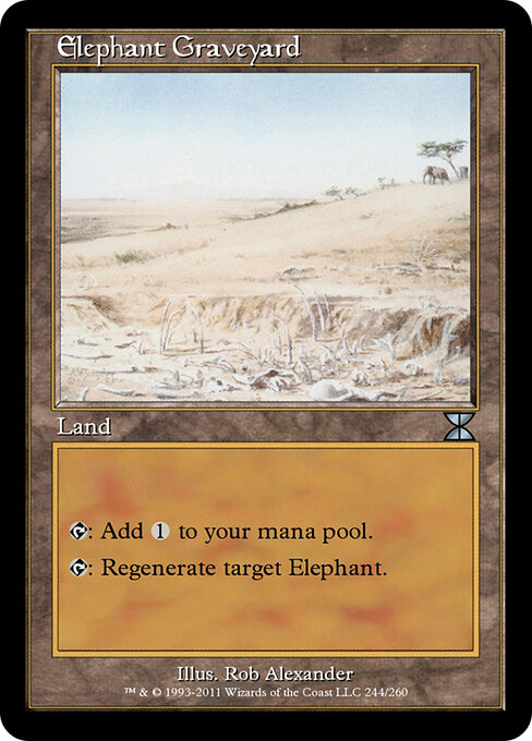 Elephant Graveyard — art by Rob Alexander