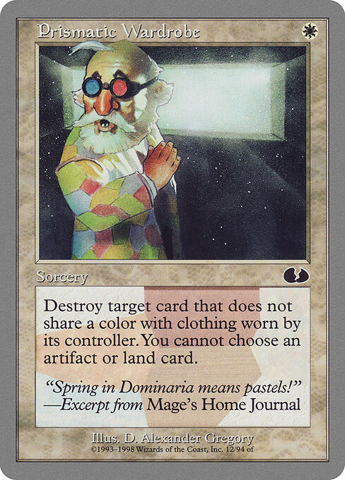 Prismatic Wardrobe — art by D. Alexander Gregory
